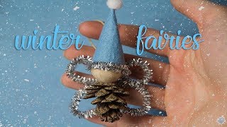 FATINE INVERNALI con le pigne || Pine cone winter fairies