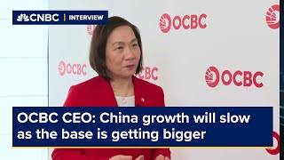 OCBC group chair: China growth will slow as the base is getting bigger