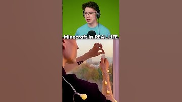 Minecraft Windows in REAL LIFE?😱 #reaction