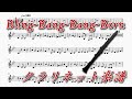 Bling-Bang-Bang-Born(クラリネット楽譜)Creepy Nuts (Clarinet Sheet Music)