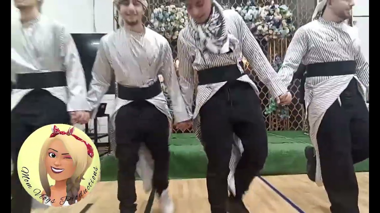 Mona Ayesh Dabke and Team Boys performing for the Ramadan Iftar event