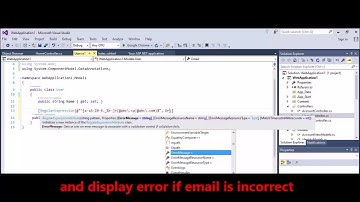 MVC - validate email - ensure it is from specified domain address