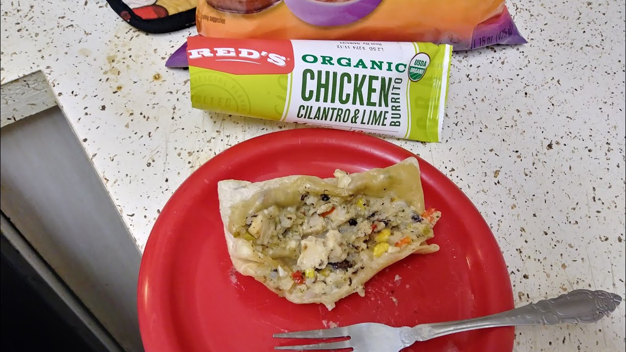 Red's Organic burrito review YouTube