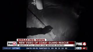 Coast Guard rescues three men from Gulf of Mexico, one still missing