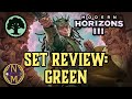 Modern horizons 3 set review green  magic the gathering
