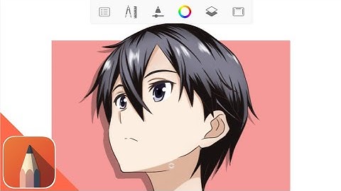 【 SpeedPaint 】Kirito Autodesk Sketchbook Android