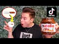 Verstecktes Messer im DECKEL von NUTELLA?! Ich teste VIRALE TikTok Lifehacks! ZUM NACHMACHEN😍