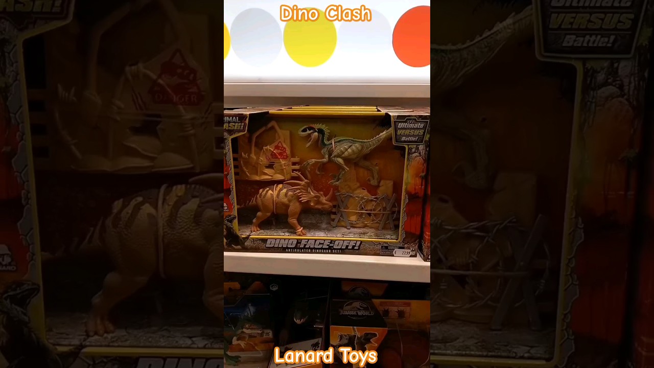 Dino Face off playset Primal Clash toy dinosaurs dino toyhunt Lanard Toys