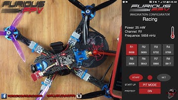 FuriousFPV -Stealth Race VTX - BT App Demo