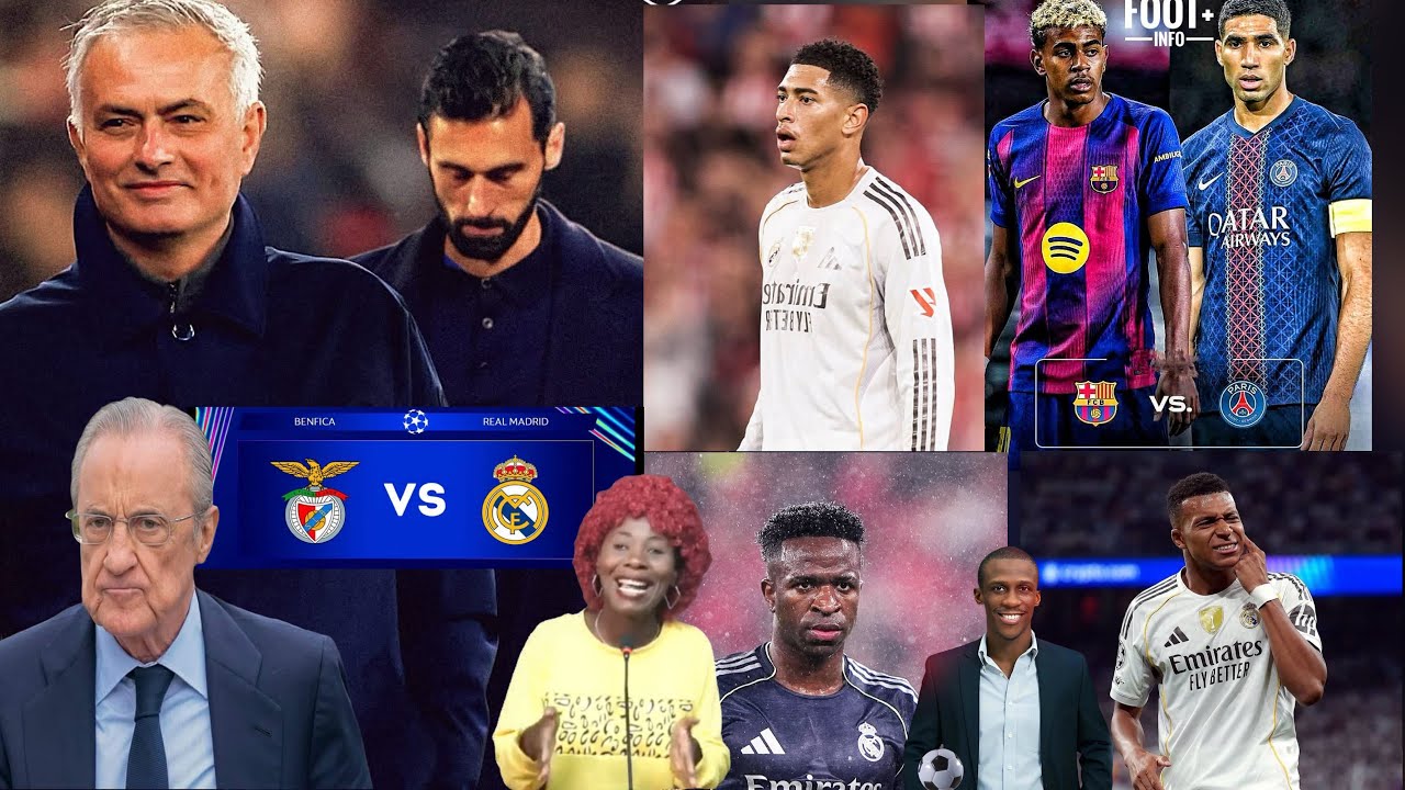 Real Madrid jwenn Benfica ankò nan baraj🔥🙆‍♂️posiblite Barcelone vs PSG🥳🔥Vinicius & Brezil vs Brezil