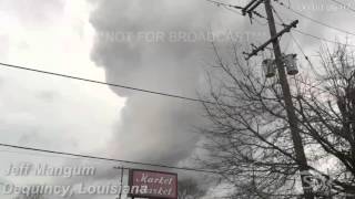 1-21-16 Dequincy, LA Strong Storms