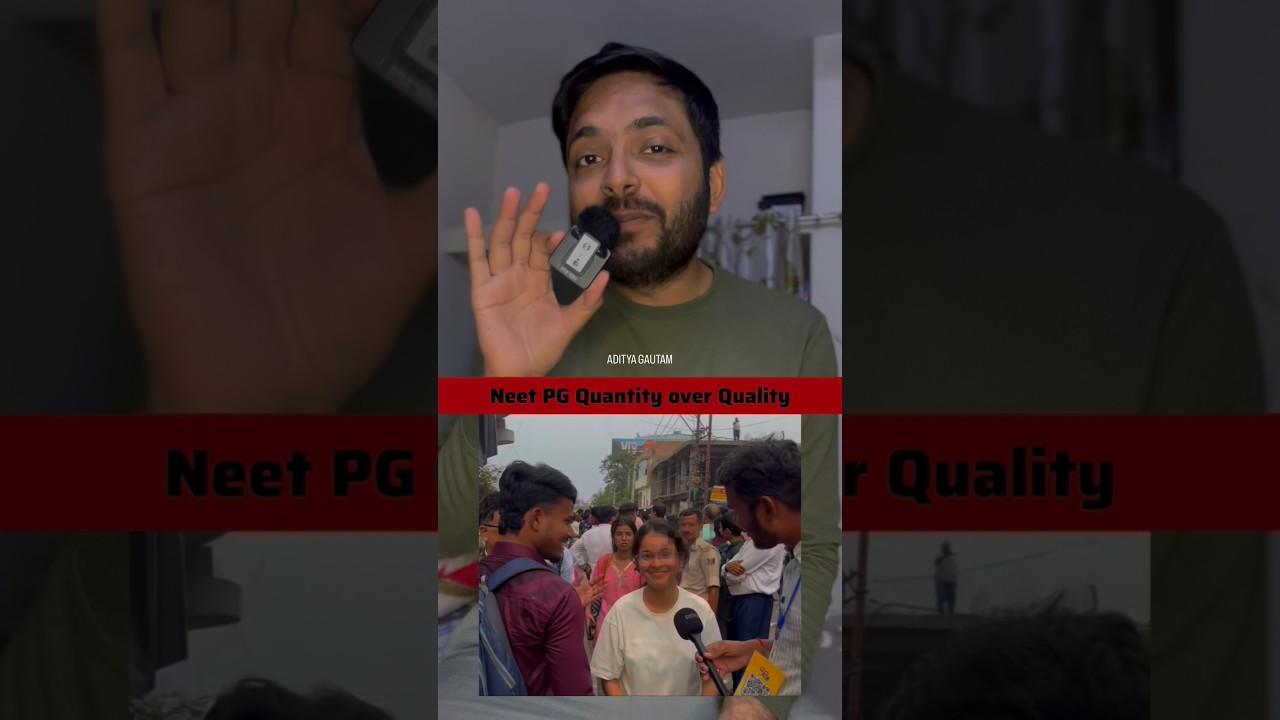 Quality vs Quantity | Health at risk over NEET PG low Cut off drama  
