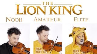 4 Levels of The Lion King Game Music: Noob to Elite chords