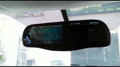 Rearview Mirror Camera/Navigation Installation