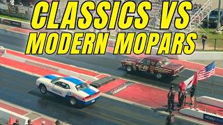 Old School vs Modern Mopar Drag Racing