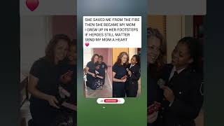 She Saved Me From a Burning Building Years Later, I Followed Her Into Uniform​#Firefighter #Adoption
