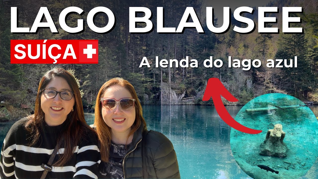 Lago Blausee: o lindo lago mais famoso da Suíça! | Vlog de viagem imperdível