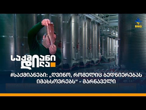 მანანა მანჯგალაძის #საქმიანები: „ღვინო, რომელიც ბედნიერებას იმახსოვრებს“ - მარნაველი