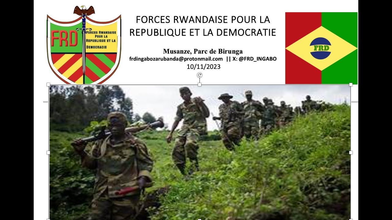 Itangazo Rya Rdf ITANGAZO RYA FRD INGABO ZA RUBANDA - YouTube