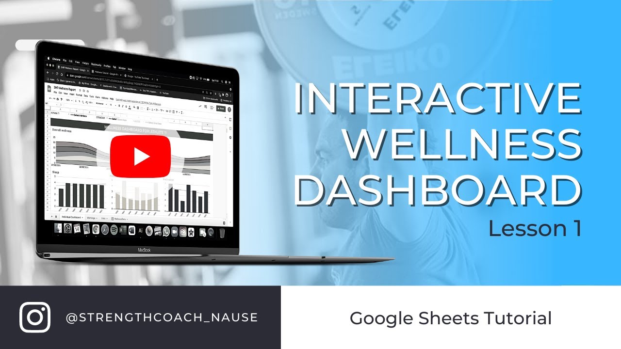 Google Sheets Interactive Wellness Dashboard