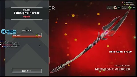 Movement Player Unlocks $300 Sky Piercer Heirloom...