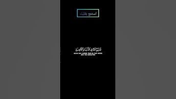 سورة الأحزاب (إن الذين يؤذون الله ورسوله لعنوا في الدنيا والآخرة) بصوت #ياسر_الدوسري #قرآن