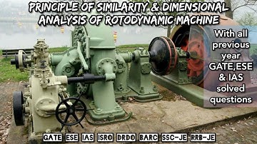 LECTURE 1(D):- Principle of similarity & dimensional analysis of rotodynamic machines