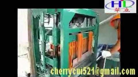 QTJ4-35B2 concrete hollow blocks making machine fly ash brick plant
