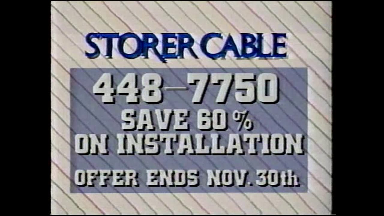 Storer Cable Louisville KY Commercial (1986) YouTube