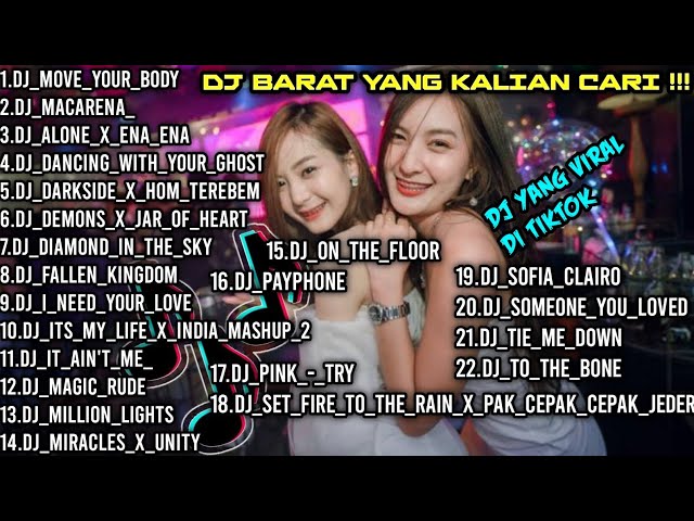 DJ BARAT TIKTOK VIRAL TERBARU 2021 FULL BASS PALING ENAK SEDUNIA || TERPOPULER SAAT INI!! class=