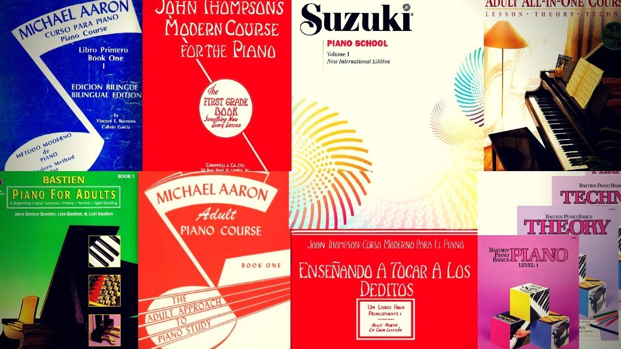 Libros para aprender piano desde cero. -