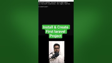 Install and create First Laravel Project #laravel