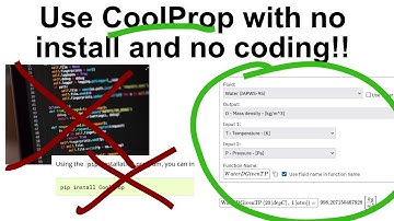 The easiest way to use CoolProp