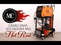 Carro para soldadora mig Hot Rod / Welding cart Hot Rod style.