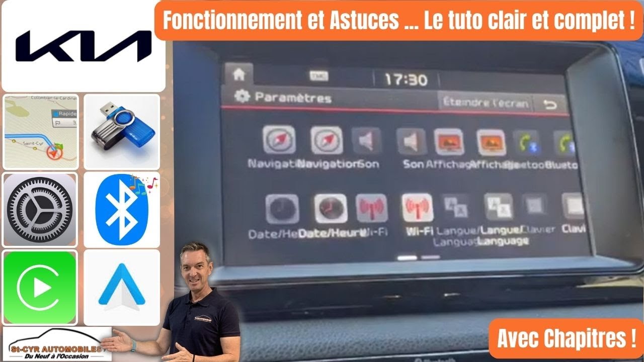 Kia, Guide complet GPS, radio, Bluetooth, paramètres essentiels…Ceed