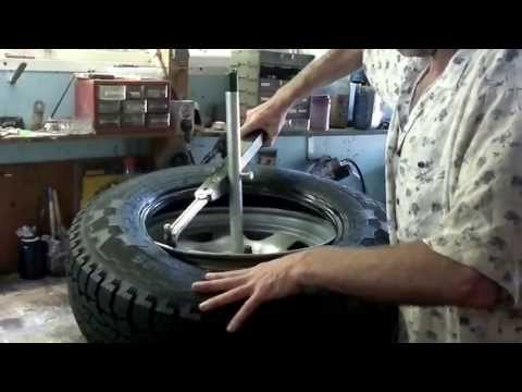 Manual Wheel / Tyre changer tool DIY and wobble repair