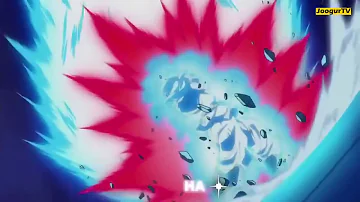 Super Saiyan Blue Kaio ken x10 Goku vs Hit HD English sub Faster than Time HD, 1280x720