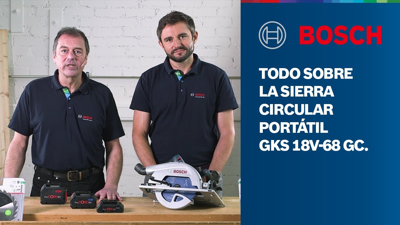 Todo sobre la sierra circular portátil GKS 18V-68 GC BITURBO Brushless de  Bosch Professional 