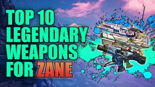 Borderlands 3 | Top 10 Legendary Weapons for Zane the Operative  Best Guns for Zane