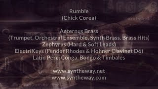 Virtual Brass, Rhodes, Clavinet and Latin Percussion VST VST3 Audio Units: Rumble (Chick Corea) screenshot 4