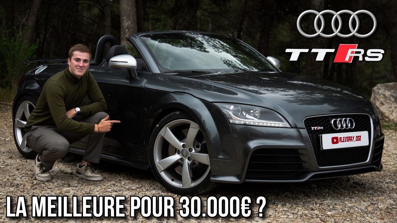 ESSAI - AUDI TT RS cabriolet BOITE MANUELLE : 340ch, 30.000€ !