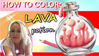 How to color… lava potion
