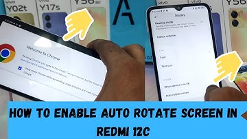 How to enable and disable auto rotating screen in REDMI 12C| Turn On Auto Rotate Screen on Redmi 12C