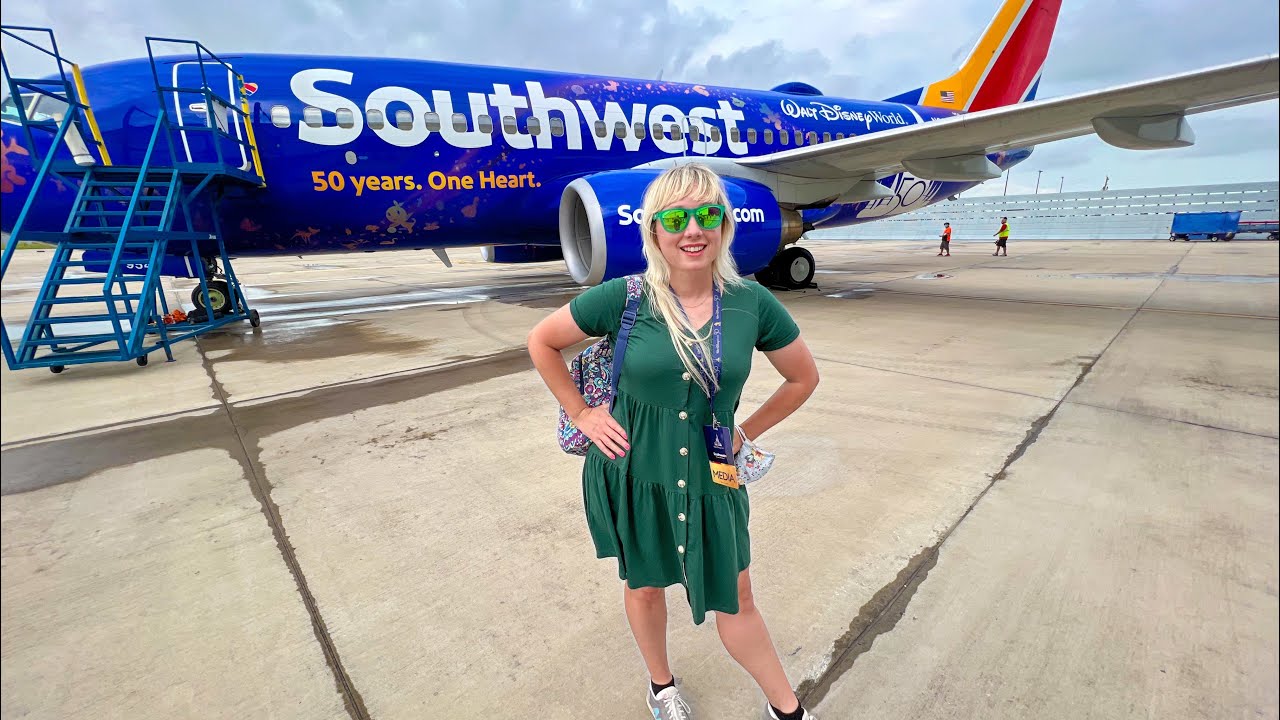 First Passengers on Walt Disney World & SouthWest Airlines NEW 50th
