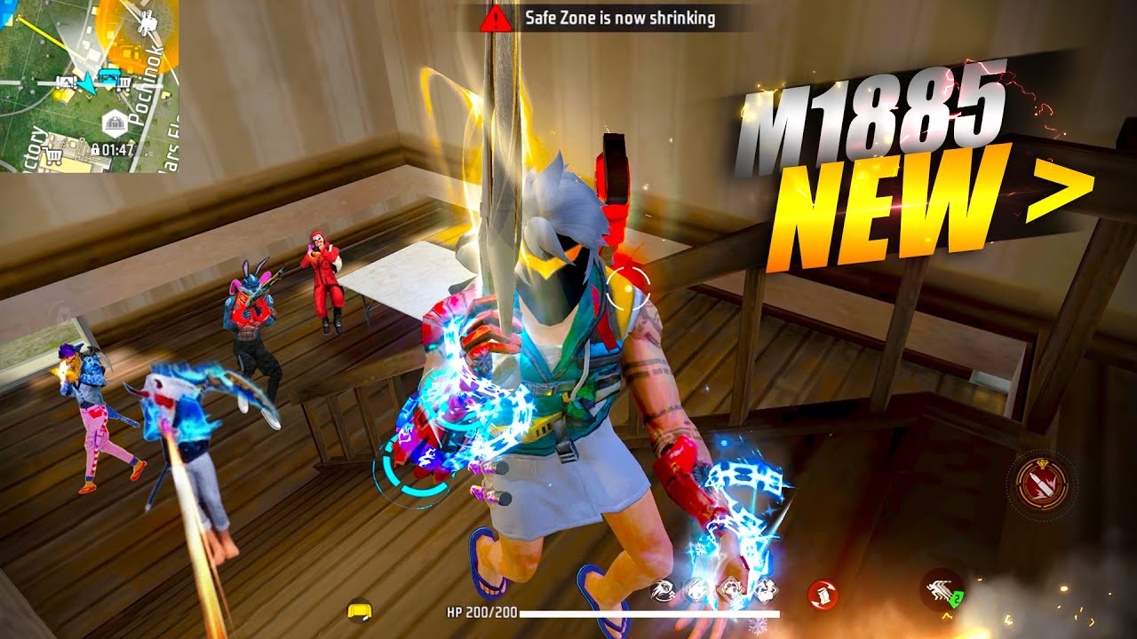 New M1887🔥Solo vs Squad Gameplay 🤯 21 Kills Op Headshots - Garena free fire | PK GAMERS #freefire