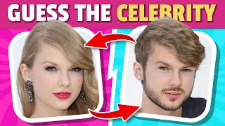 Guess The CELEBRITY By Opposite Gender | Celebrity Quiz | Face Swap screenshot 3