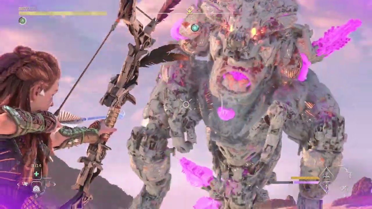 Horizon Forbidden West - Sun Scourge Iriv's Downfall Skykiller vs Slaughterspine (NG+ ultra hard)