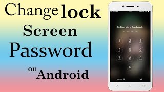 How To Change Lock Screen Password on Android screenshot 1