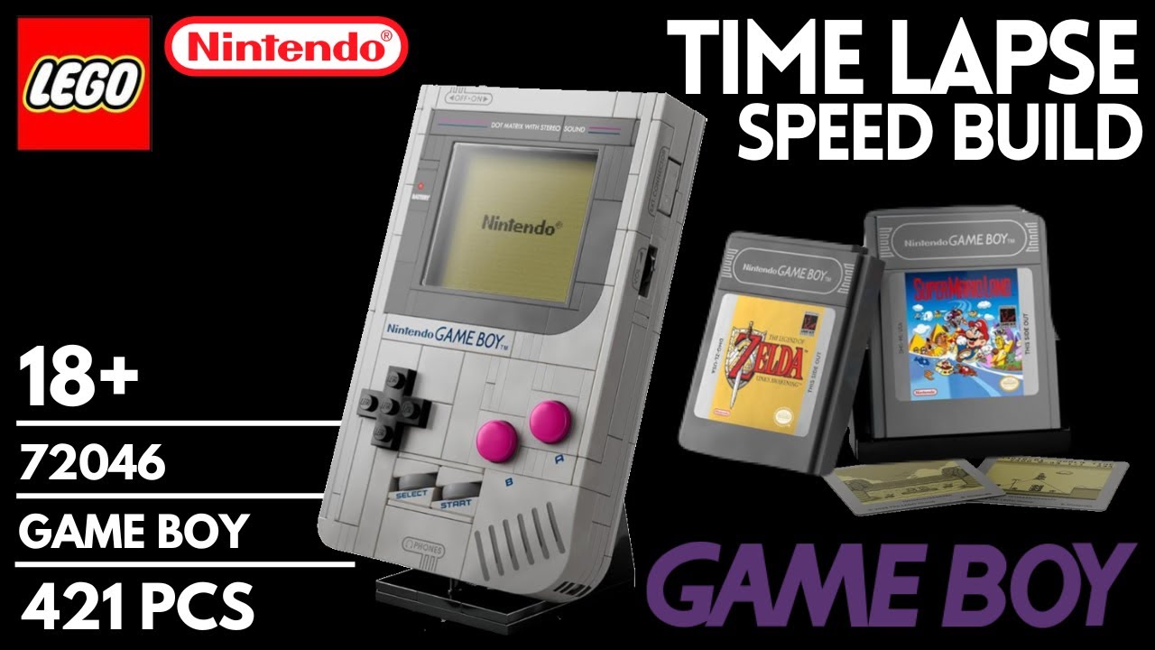 LEGO Game Boy Speed Build Set 72046  Retro Nintendo Classic in Bricks!