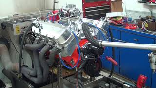 SBC 564HP 396 ENGINE DYNO RUN FOR BILLY ROBINSON BY WHITE PERFORMANCE AND MACHINE